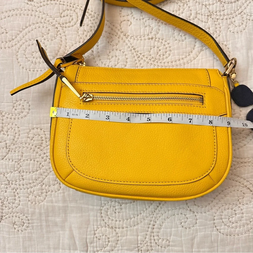 Like New! Michael Kors Yellow Leather Crossbody Bag